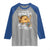 Funny Mexican Food Lover Raglan Shirt I Am Into Fitness Taco In My Mouth - Wonder Print Shop