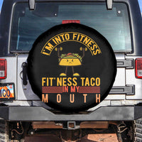 Tacos Lover Spare Tire Cover I Am Into Fitness Humor - Wonder Print Shop