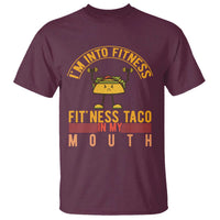 Tacos Lover T Shirt I Am Into Fitness Humor - Wonder Print Shop