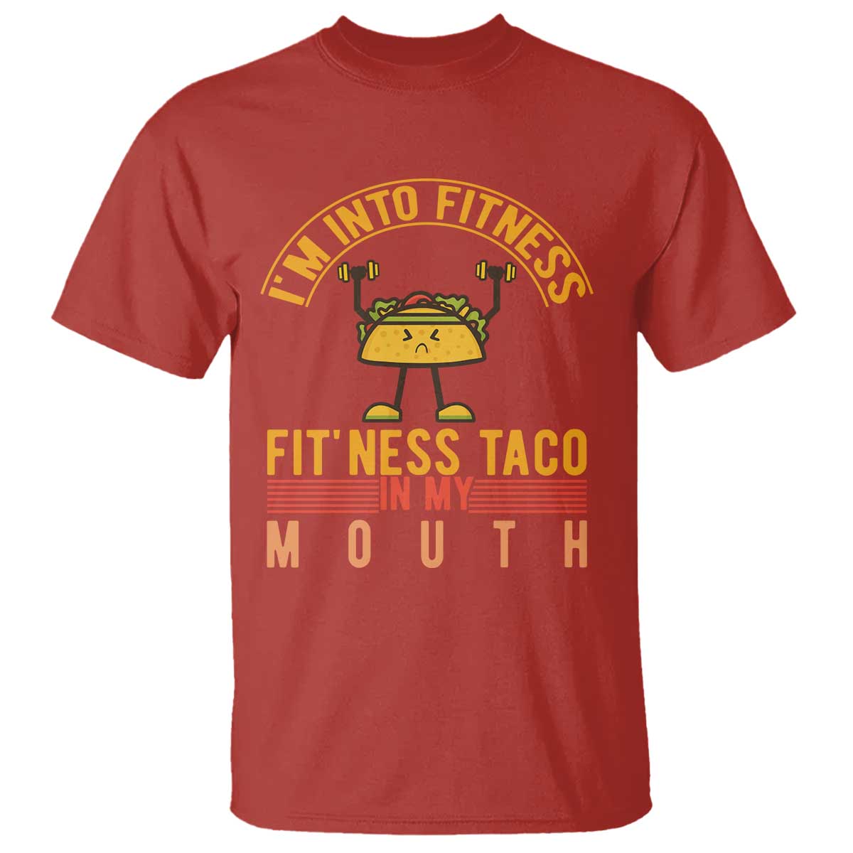 Tacos Lover T Shirt I Am Into Fitness Humor - Wonder Print Shop