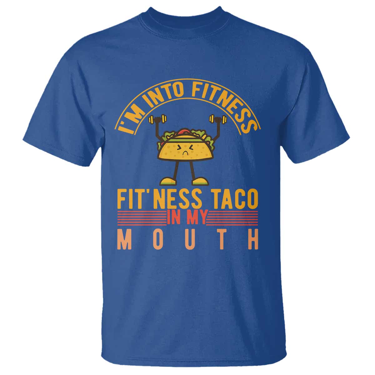 Tacos Lover T Shirt I Am Into Fitness Humor - Wonder Print Shop