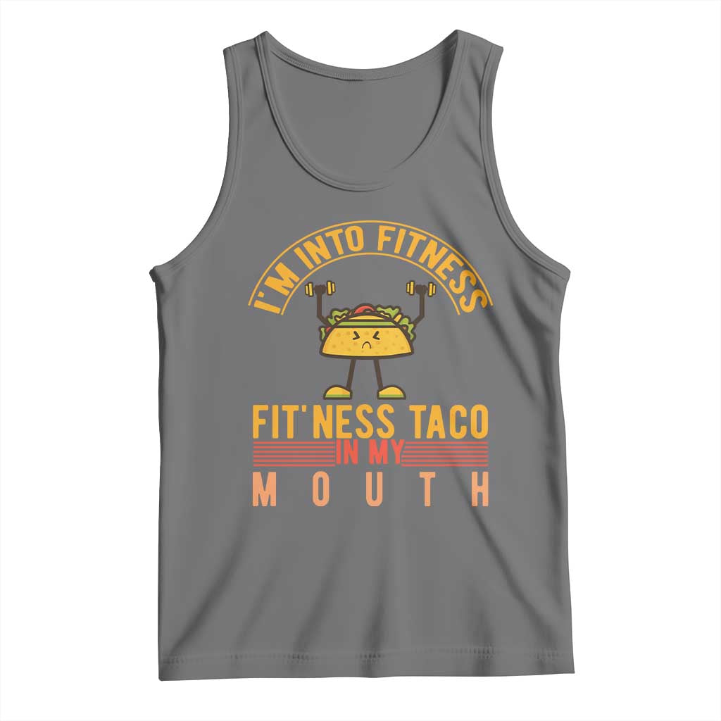 Tacos Lover Tank Top I Am Into Fitness Humor - Wonder Print Shop