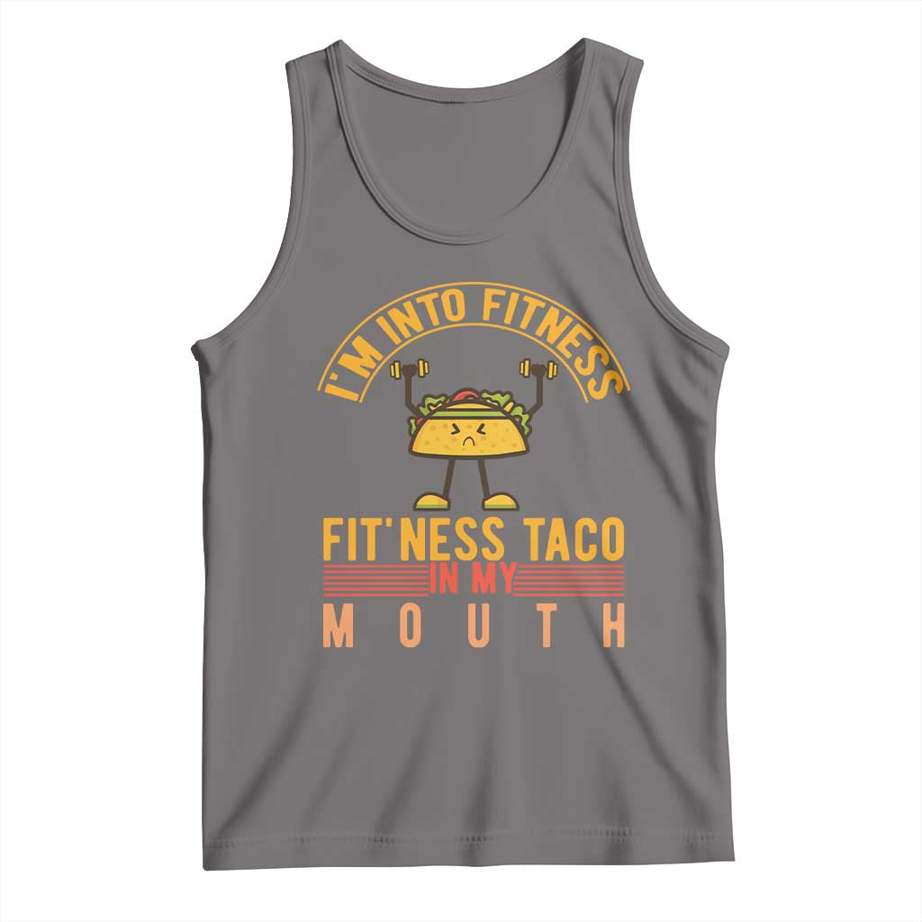 Tacos Lover Tank Top I Am Into Fitness Humor - Wonder Print Shop