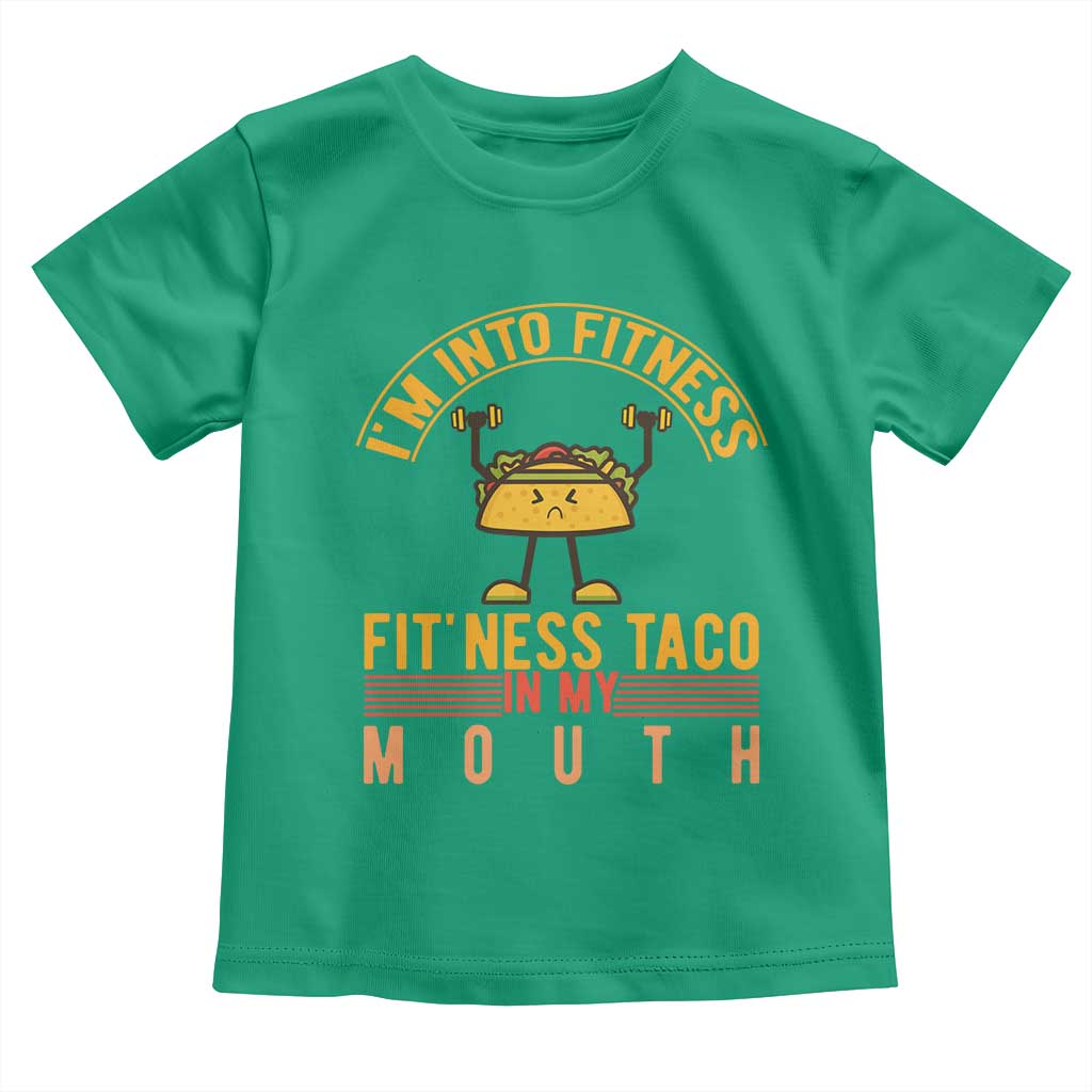 Tacos Lover Toddler T Shirt I Am Into Fitness Humor - Wonder Print Shop