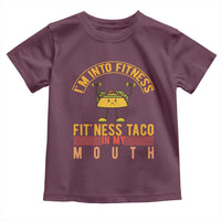Tacos Lover Toddler T Shirt I Am Into Fitness Humor - Wonder Print Shop