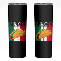 Tacos Lover Mexican Food Skinny Tumbler Funny Quote Gift