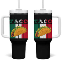 Tacos Lover Mexican Food Tumbler With Handle Funny Quote Gift