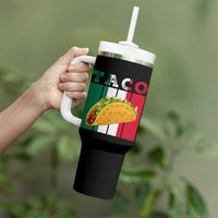 Tacos Lover Mexican Food Tumbler With Handle Funny Quote Gift