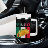 Tacos Lover Mexican Food Tumbler With Handle Funny Quote Gift