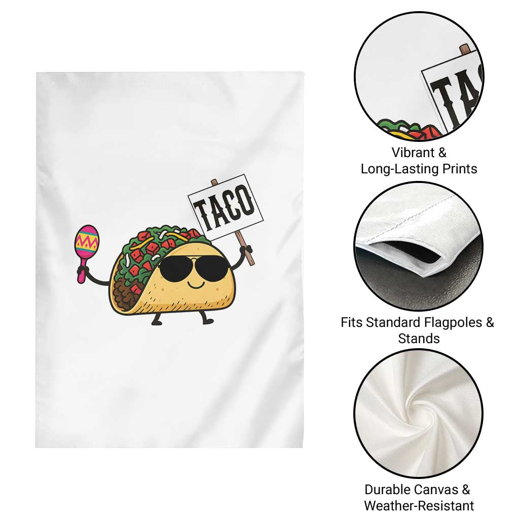 Tacos Lovers Garden Flag Mexican Food Lover Gift - Wonder Print Shop