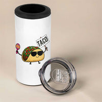 Tacos Lovers 4 in 1 Can Cooler Tumbler Mexican Food Lover Gift