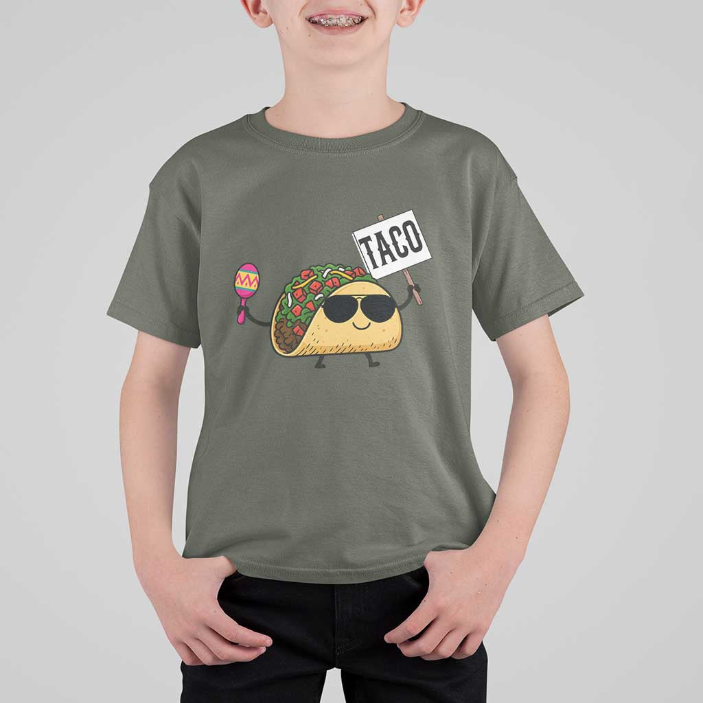 Tacos Lovers T Shirt For Kid Mexican Food Lover Gift - Wonder Print Shop