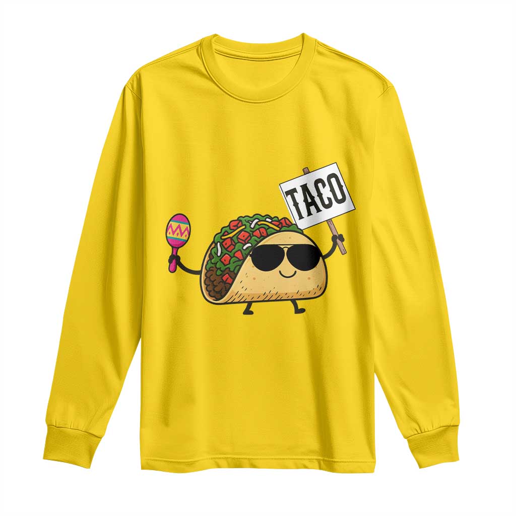 Tacos Lovers Long Sleeve Shirt Mexican Food Lover Gift - Wonder Print Shop