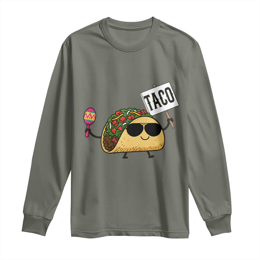 Tacos Lovers Long Sleeve Shirt Mexican Food Lover Gift - Wonder Print Shop