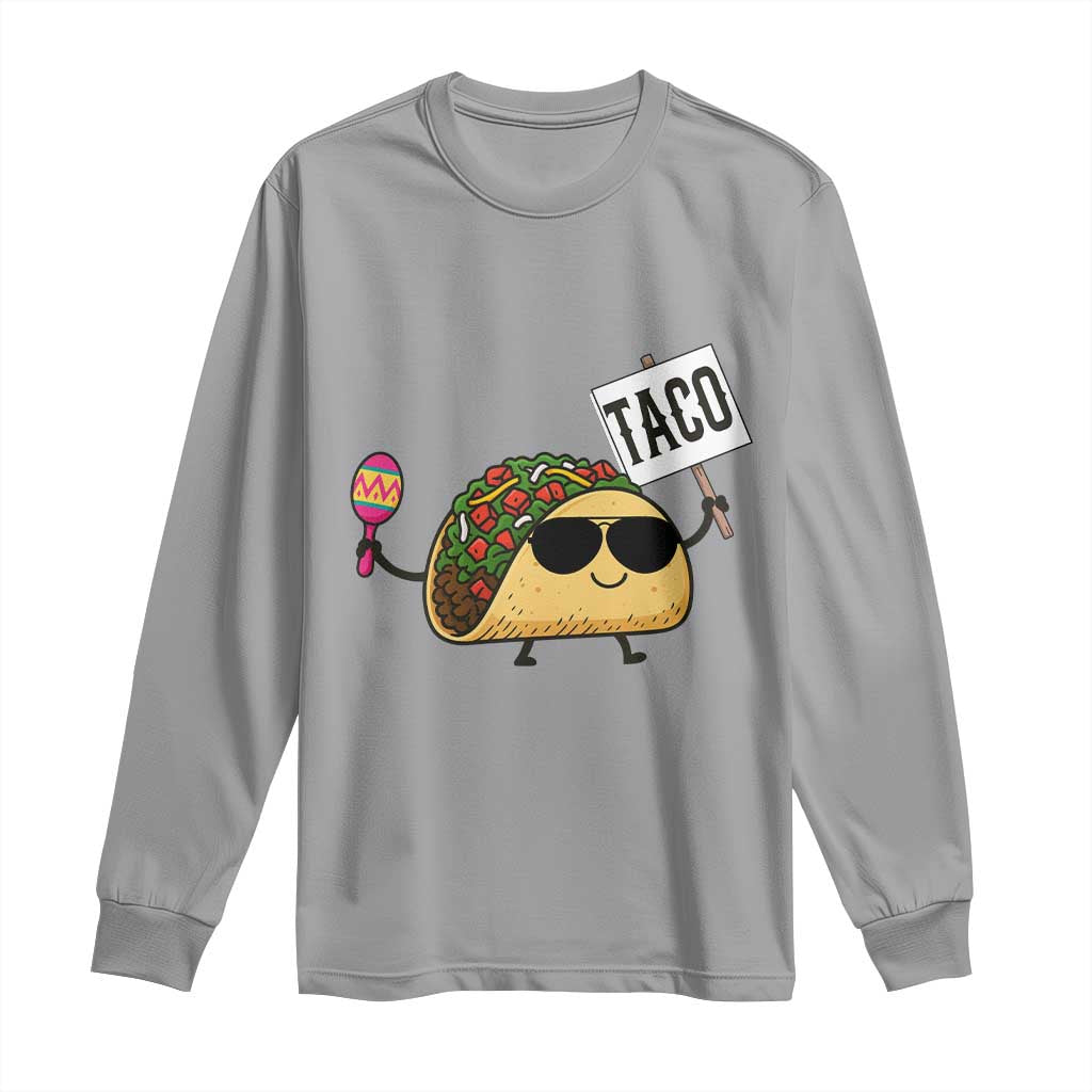 Tacos Lovers Long Sleeve Shirt Mexican Food Lover Gift - Wonder Print Shop