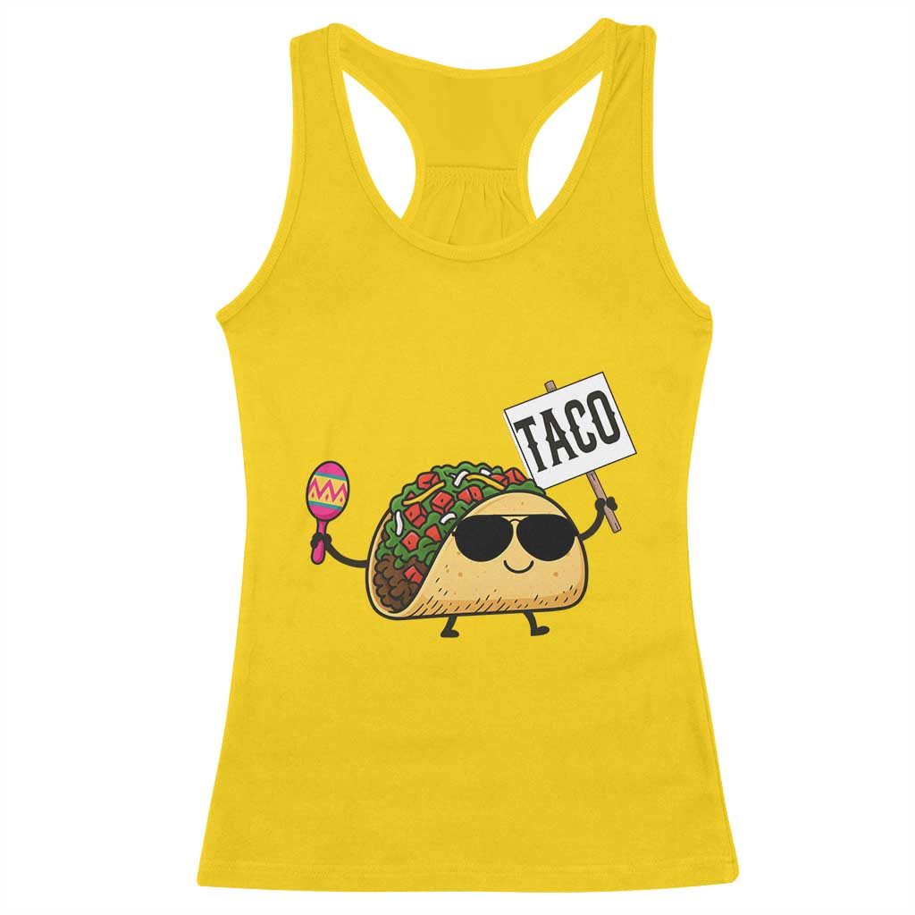 Tacos Lovers Racerback Tank Top Mexican Food Lover Gift - Wonder Print Shop