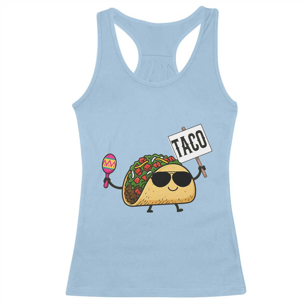 Tacos Lovers Racerback Tank Top Mexican Food Lover Gift - Wonder Print Shop