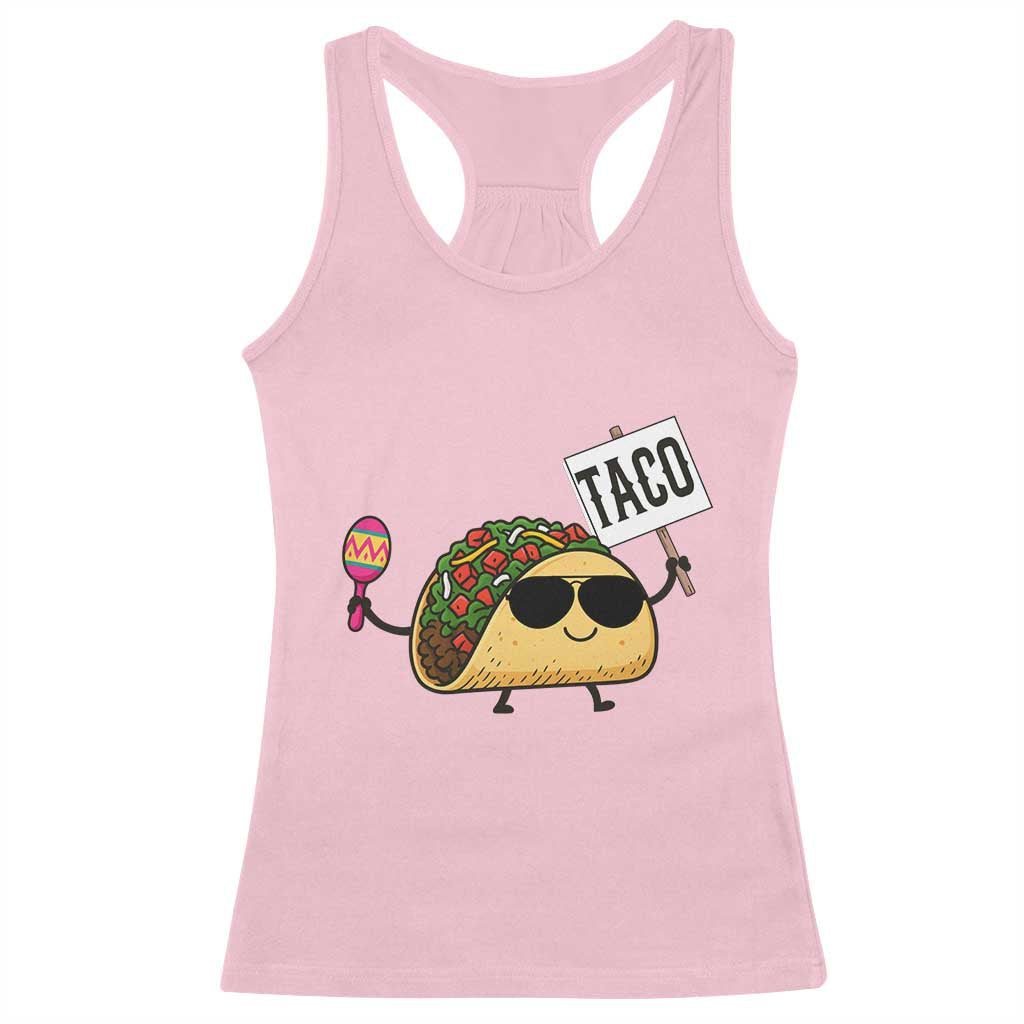Tacos Lovers Racerback Tank Top Mexican Food Lover Gift - Wonder Print Shop