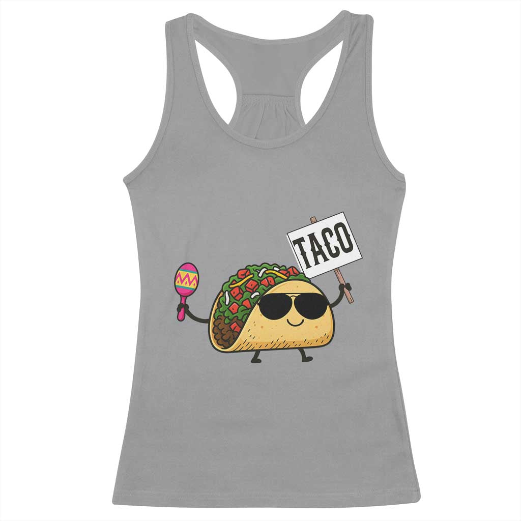 Tacos Lovers Racerback Tank Top Mexican Food Lover Gift - Wonder Print Shop