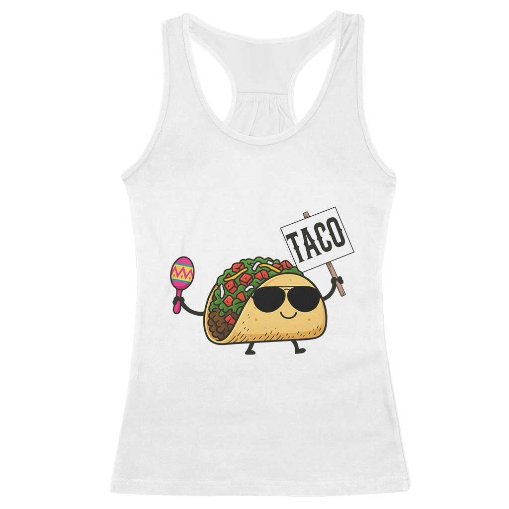 Tacos Lovers Racerback Tank Top Mexican Food Lover Gift - Wonder Print Shop