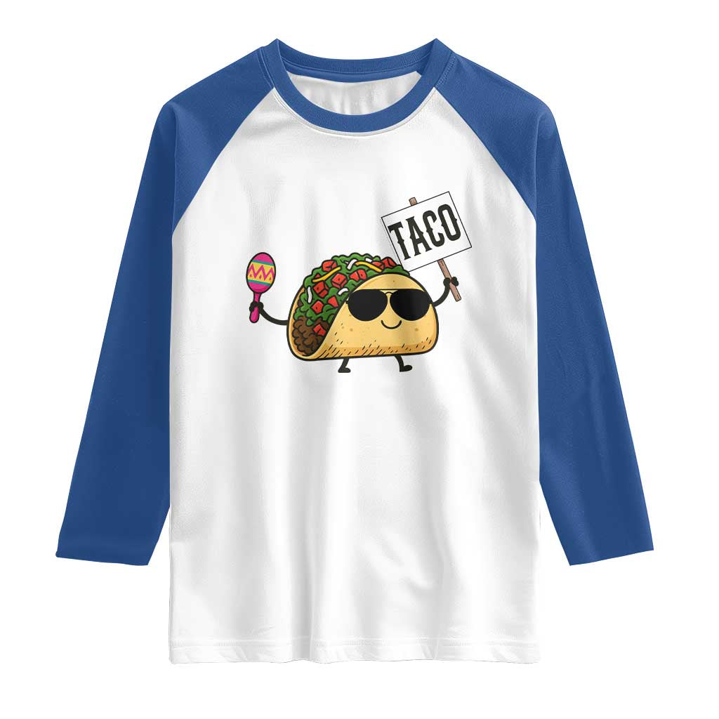 Tacos Lovers Raglan Shirt Mexican Food Lover Gift - Wonder Print Shop