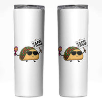 Tacos Lovers Skinny Tumbler Mexican Food Lover Gift