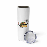 Tacos Lovers Skinny Tumbler Mexican Food Lover Gift