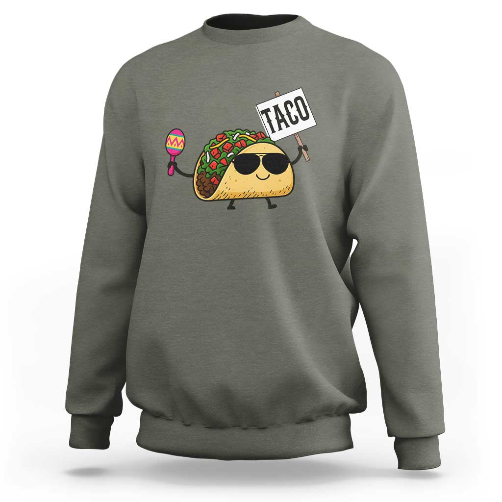 Tacos Lovers Sweatshirt Mexican Food Lover Gift - Wonder Print Shop