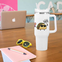 Tacos Lovers Tumbler With Handle Mexican Food Lover Gift