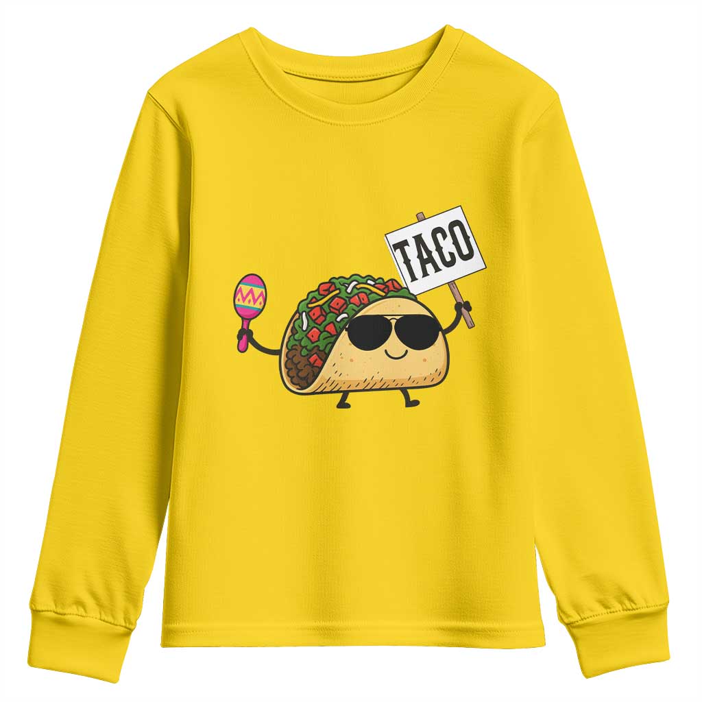 Tacos Lovers Youth Sweatshirt Mexican Food Lover Gift - Wonder Print Shop