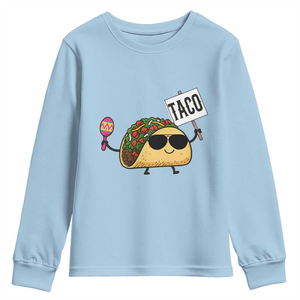 Tacos Lovers Youth Sweatshirt Mexican Food Lover Gift - Wonder Print Shop