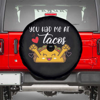 Funny Taco Lover Spare Tire Cover You Had Me At Tacos - Wonder Print Shop
