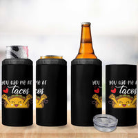 Funny Taco Lover 4 in 1 Can Cooler Tumbler You Had Me At Tacos