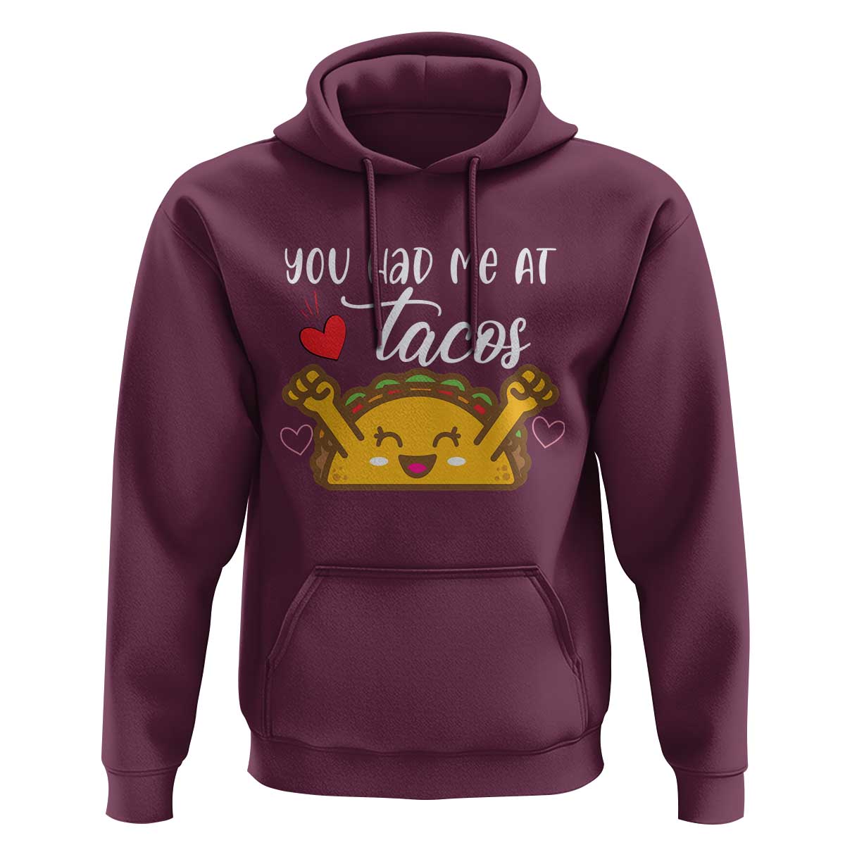 Funny Taco Lover Hoodie You Had Me At Tacos - Wonder Print Shop