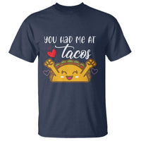 Funny Taco Lover T Shirt You Had Me At Tacos - Wonder Print Shop