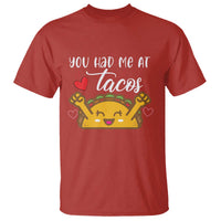 Funny Taco Lover T Shirt You Had Me At Tacos - Wonder Print Shop
