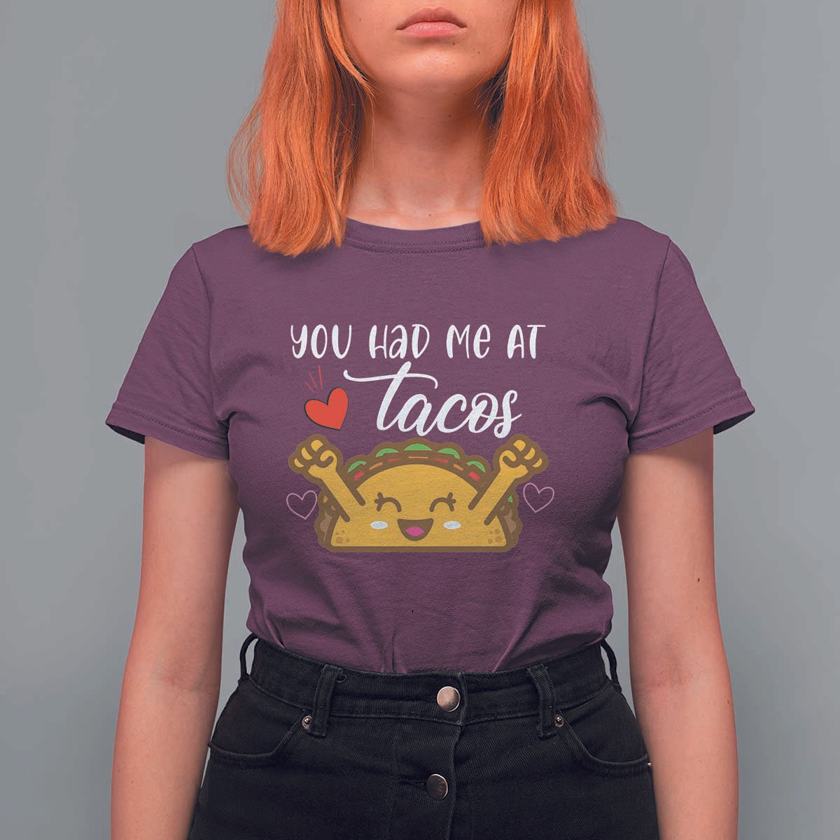 Funny Taco Lover T Shirt For Women You Had Me At Tacos - Wonder Print Shop