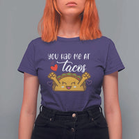 Funny Taco Lover T Shirt For Women You Had Me At Tacos - Wonder Print Shop