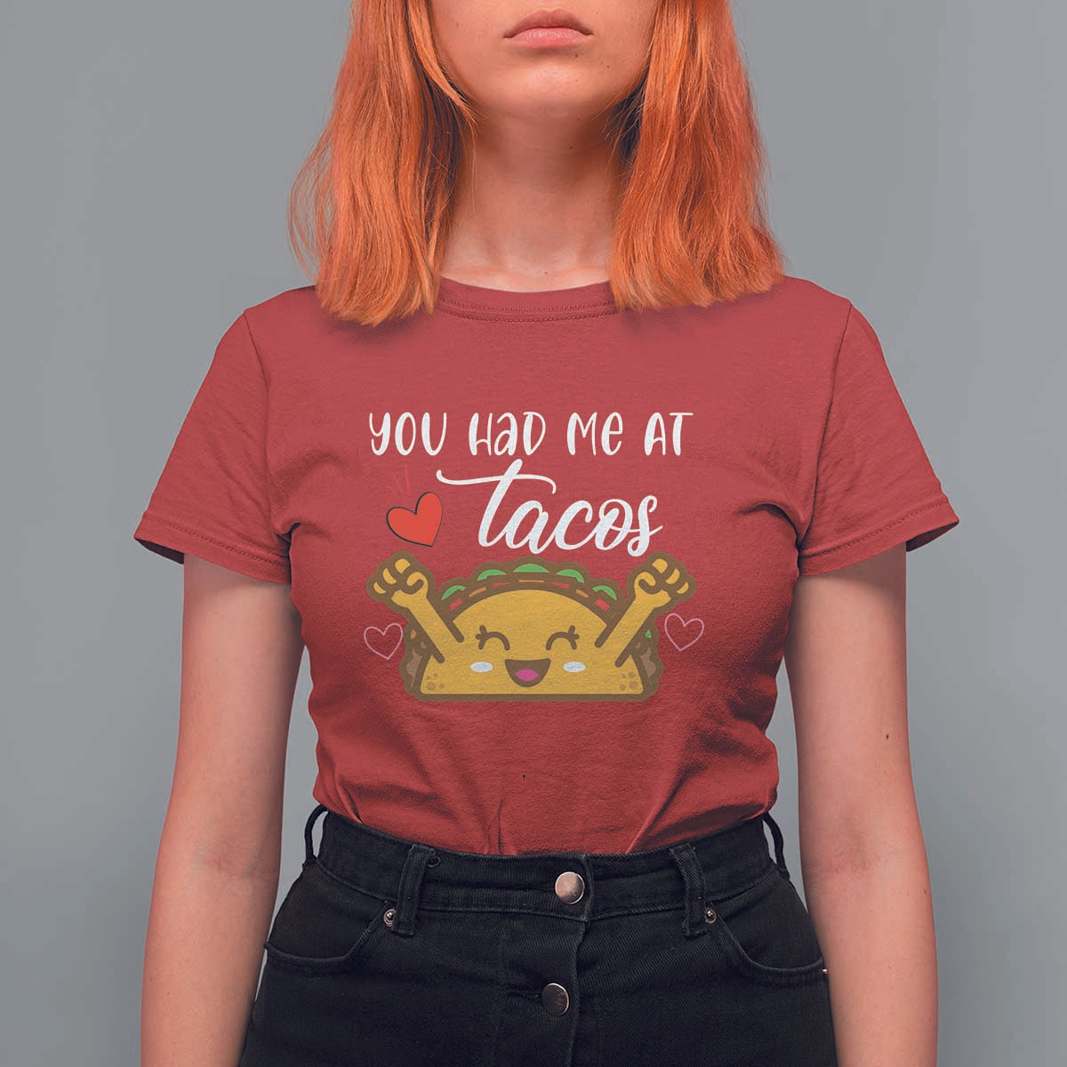 Funny Taco Lover T Shirt For Women You Had Me At Tacos - Wonder Print Shop