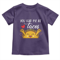 Funny Taco Lover Toddler T Shirt You Had Me At Tacos - Wonder Print Shop