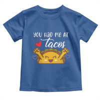 Funny Taco Lover Toddler T Shirt You Had Me At Tacos - Wonder Print Shop