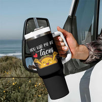 Funny Taco Lover Tumbler With Handle You Had Me At Tacos