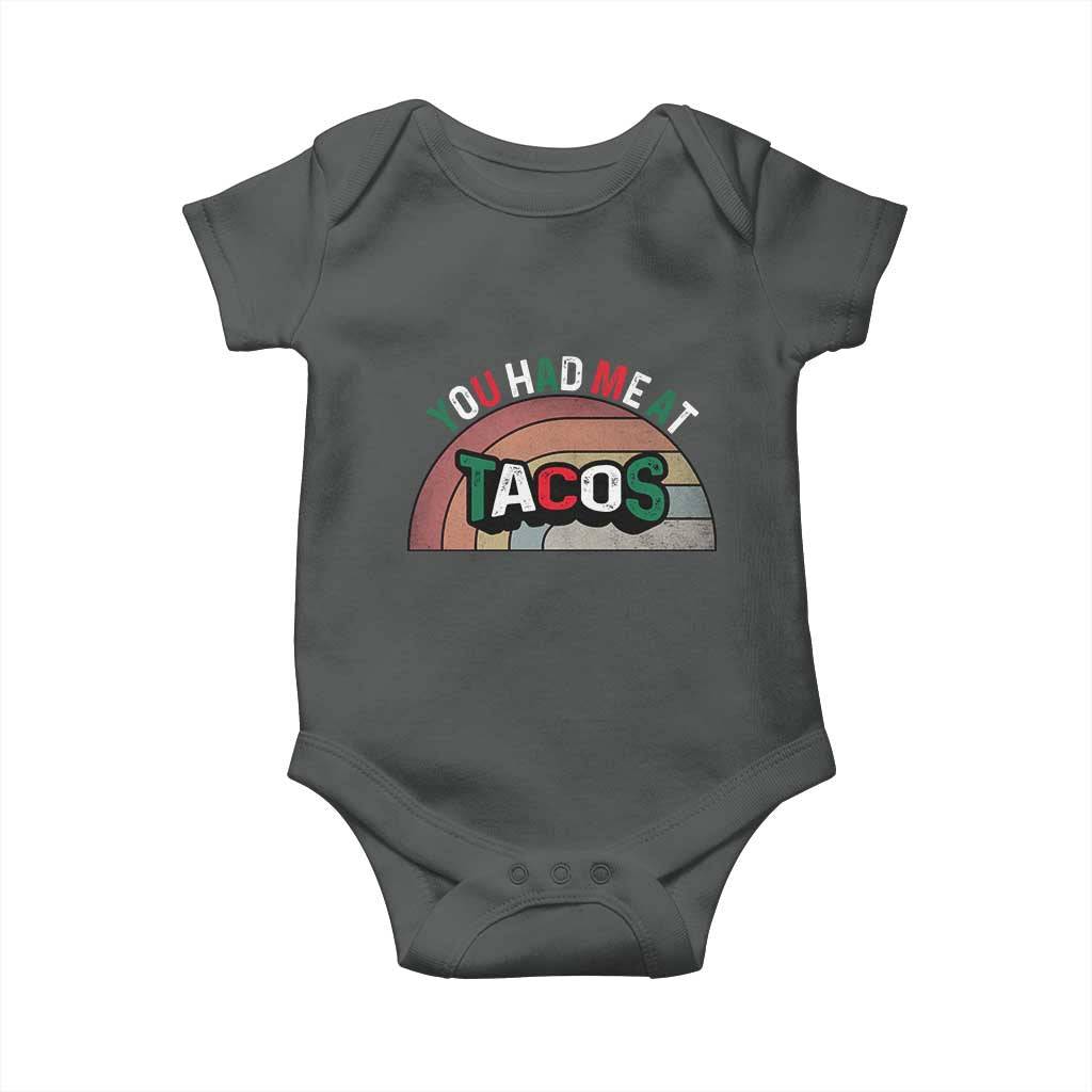 You Had Me At Tacos Baby Onesie Tacos Lover Gift - Wonder Print Shop