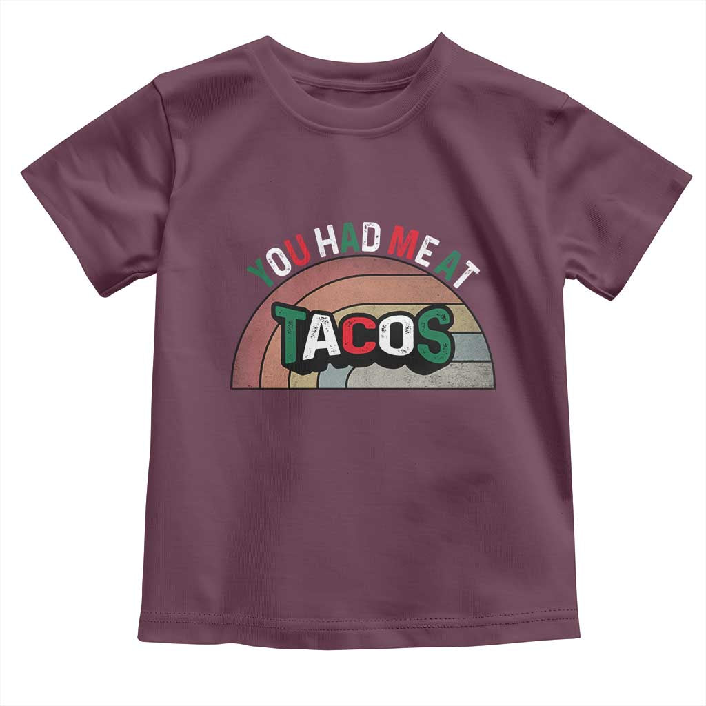 You Had Me At Tacos Toddler T Shirt Tacos Lover Gift - Wonder Print Shop