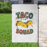 Taco Squad Garden Flag Funny Mexican Food Lovers Gift - Wonder Print Shop