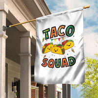 Taco Squad Garden Flag Funny Mexican Food Lovers Gift - Wonder Print Shop