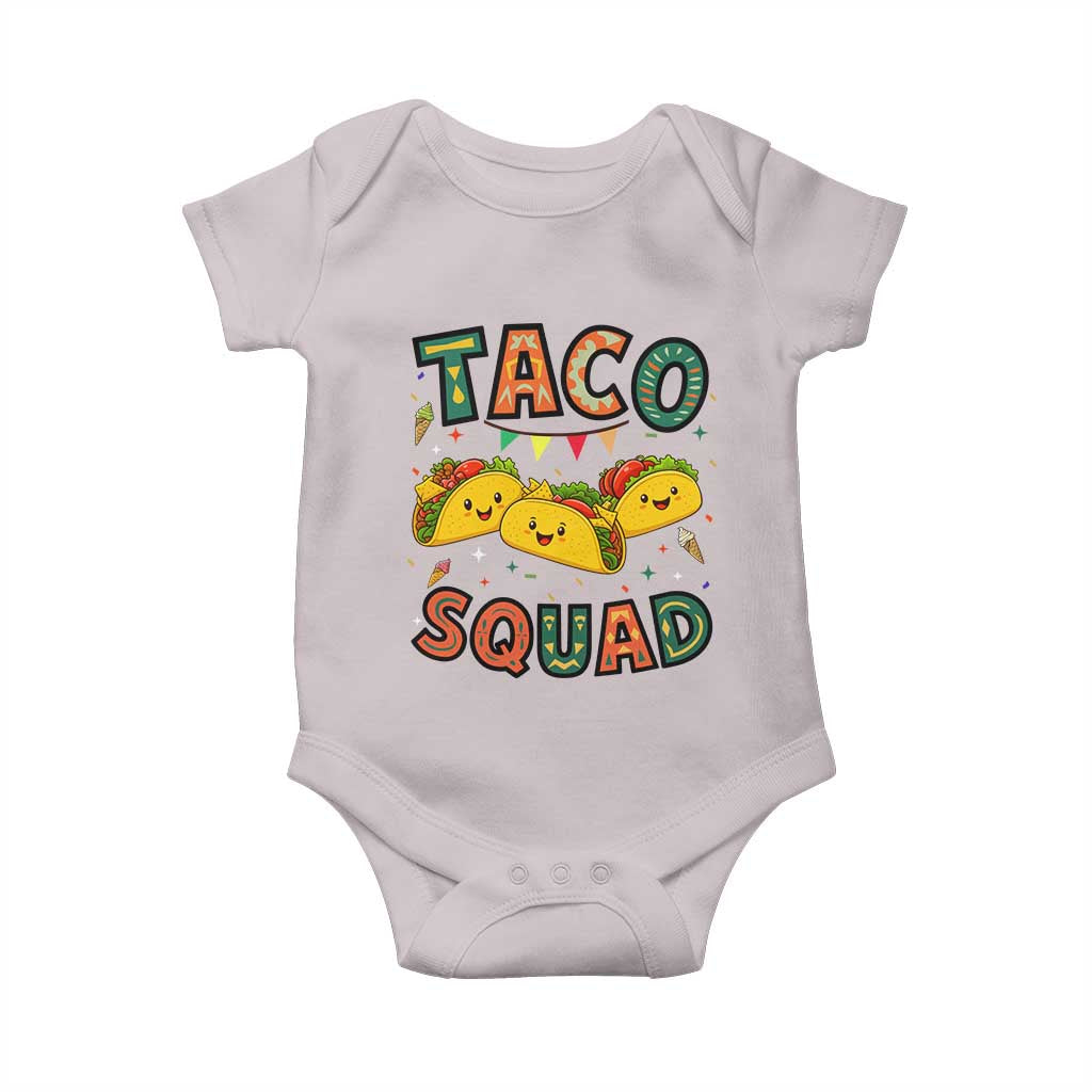 Taco Squad Baby Onesie Funny Mexican Food Lovers Gift - Wonder Print Shop