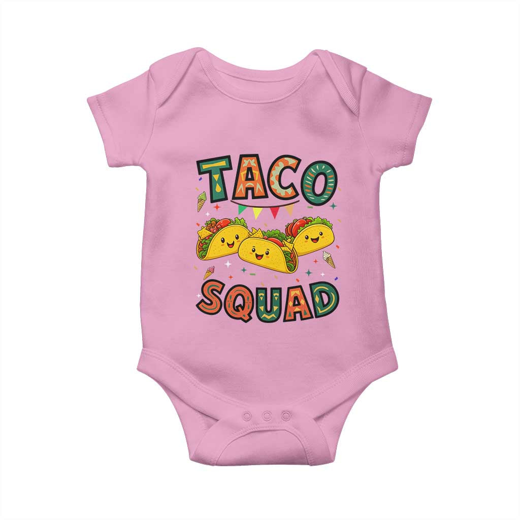 Taco Squad Baby Onesie Funny Mexican Food Lovers Gift - Wonder Print Shop