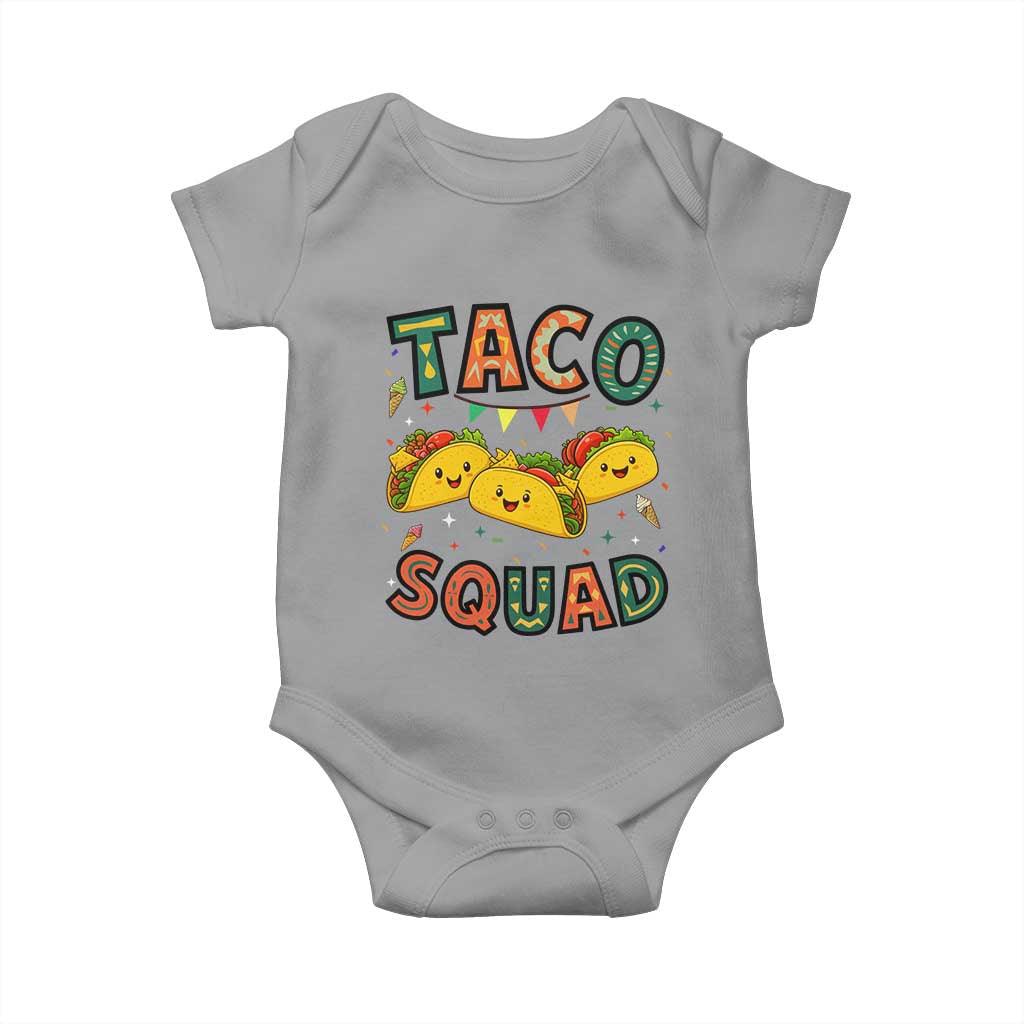 Taco Squad Baby Onesie Funny Mexican Food Lovers Gift - Wonder Print Shop