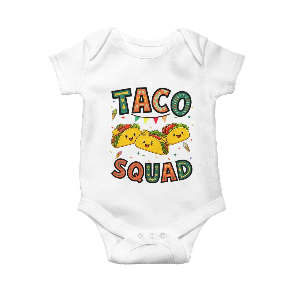 Taco Squad Baby Onesie Funny Mexican Food Lovers Gift - Wonder Print Shop